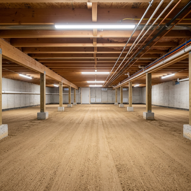 After Subfloor Cleaning